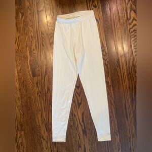 Duofold® by Champion Women's Cream Midweight Baselayer Thermal‎ Pants Size Small